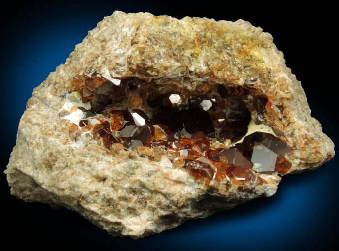 Grossular Garnet from Coyote Ridge, southwest of Bishop, Inyo County, California