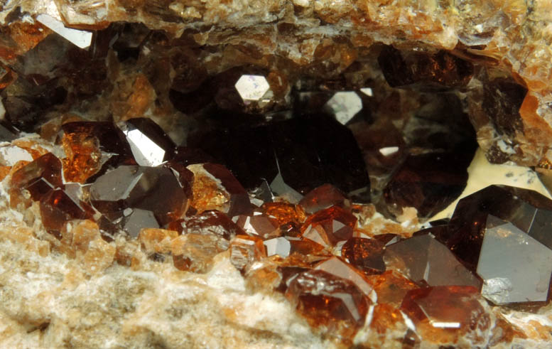 Grossular Garnet from Coyote Ridge, southwest of Bishop, Inyo County, California