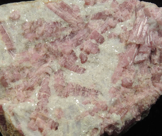 Elbaite var. Rubellite Tourmaline in Lepidolite from Pala District, San Diego County, California