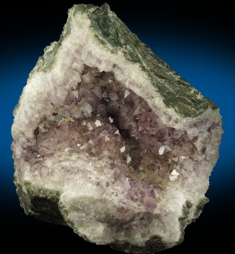 Quartz var. Amethyst with Goethite-Hematite inclusions from Upper New Street Quarry, Paterson, Passaic County, New Jersey
