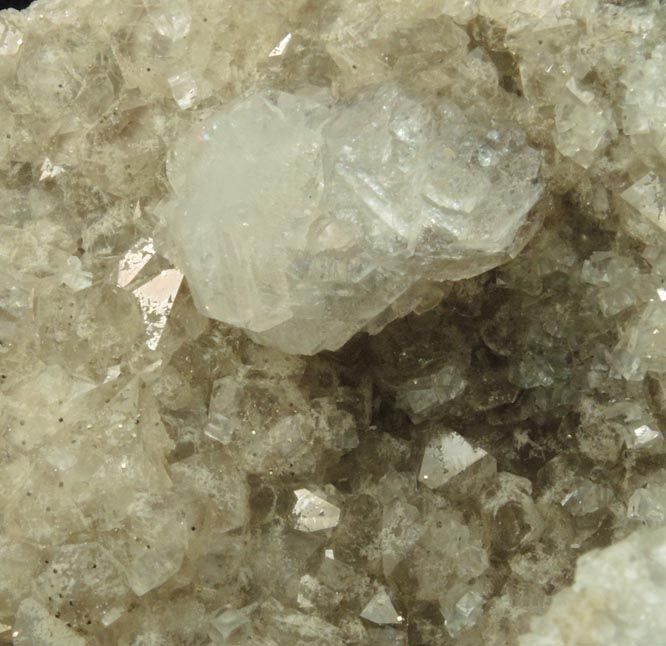 Apophyllite and Pyrite from Millington Quarry, Bernards Township, Somerset County, New Jersey