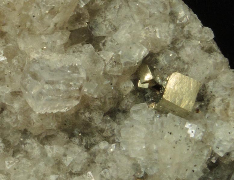 Apophyllite and Pyrite from Millington Quarry, Bernards Township, Somerset County, New Jersey