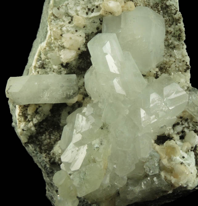 Apophyllite and Datolite from Millington Quarry, Bernards Township, Somerset County, New Jersey