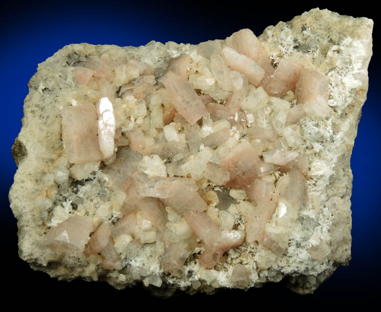 Heulandite with Hematite inclusions from Upper New Street Quarry, Paterson, Passaic County, New Jersey