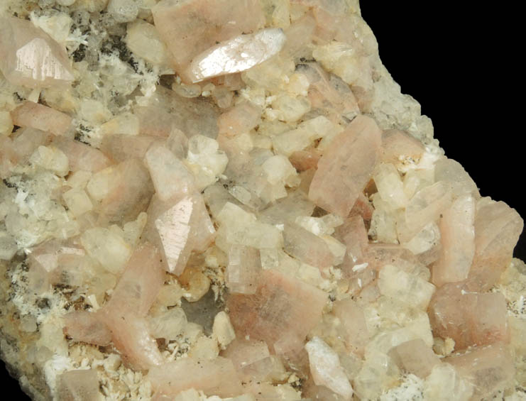 Heulandite with Hematite inclusions from Upper New Street Quarry, Paterson, Passaic County, New Jersey