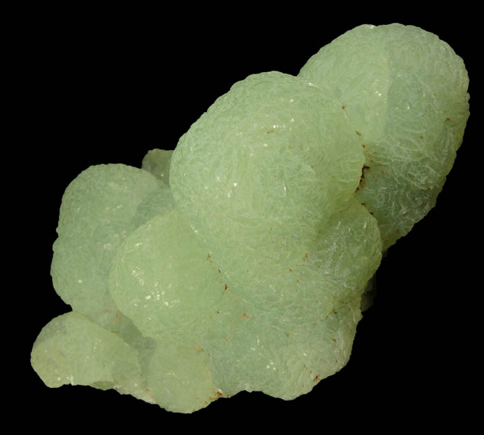 Prehnite with pseudomorphs after Anhydrite from Upper New Street Quarry, Paterson, Passaic County, New Jersey