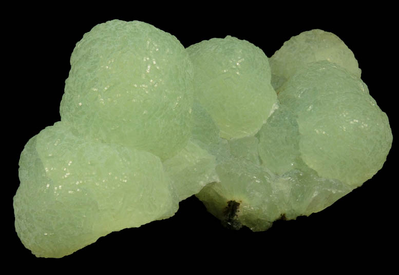 Prehnite with pseudomorphs after Anhydrite from Upper New Street Quarry, Paterson, Passaic County, New Jersey