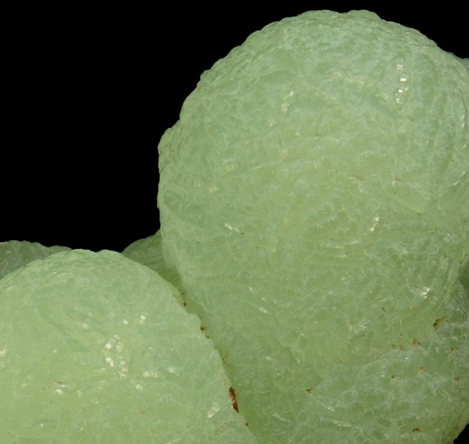 Prehnite with pseudomorphs after Anhydrite from Upper New Street Quarry, Paterson, Passaic County, New Jersey