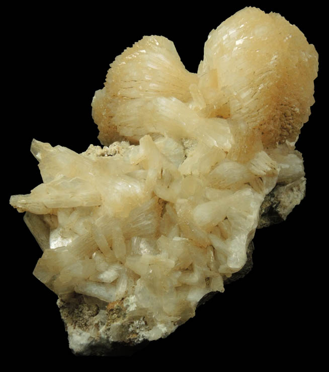 Stilbite from Upper New Street Quarry, Paterson, Passaic County, New Jersey