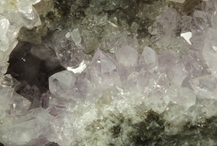 Quartz var. Amethyst from Millington Quarry, Bernards Township, Somerset County, New Jersey