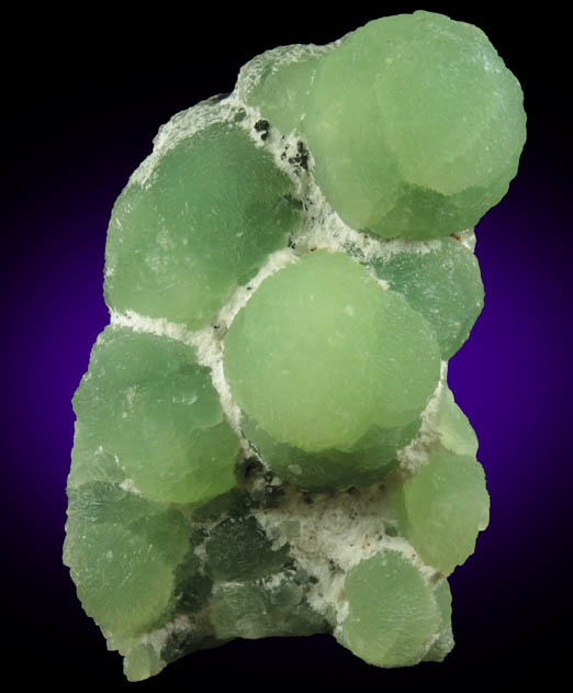 Prehnite with Laumontite from Upper New Street Quarry, Paterson, Passaic County, New Jersey