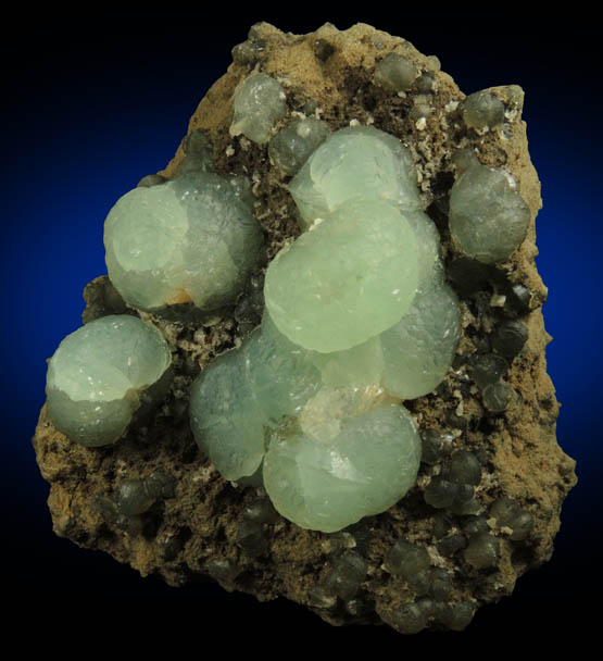Prehnite with minor Calcite from Upper New Street Quarry, Paterson, Passaic County, New Jersey