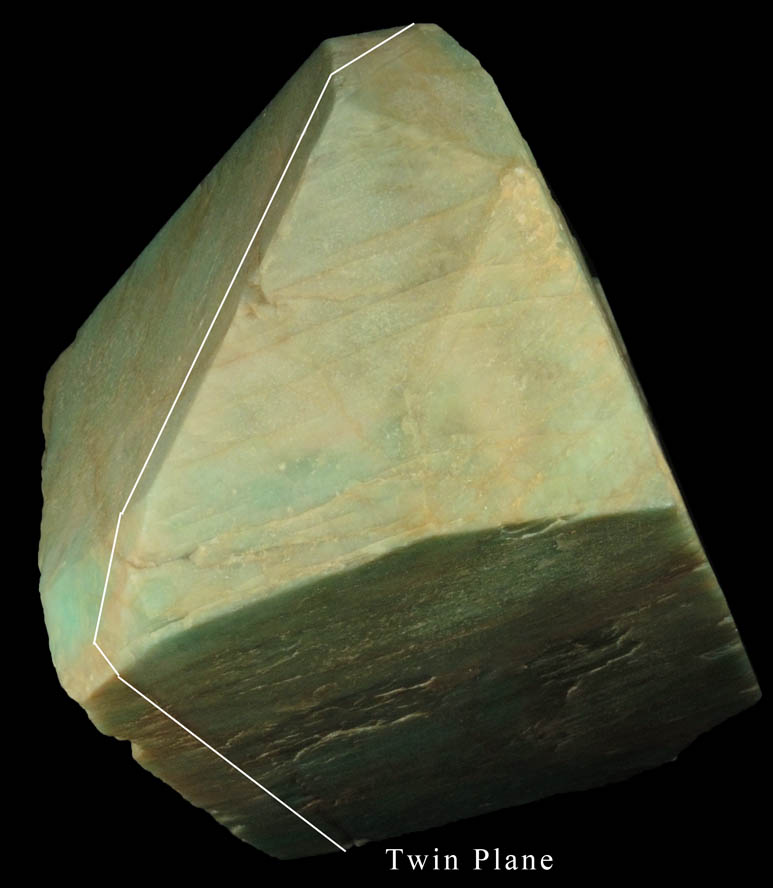 Microcline var. Amazonite from Lake George District, Park County, Colorado