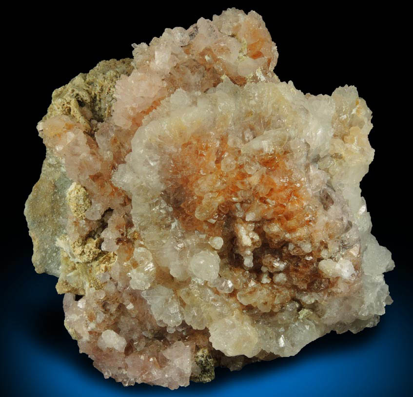 Quartz var. Rose Quartz Crystals from Rose Quartz Locality, Plumbago Mountain, Newry, Oxford County, Maine