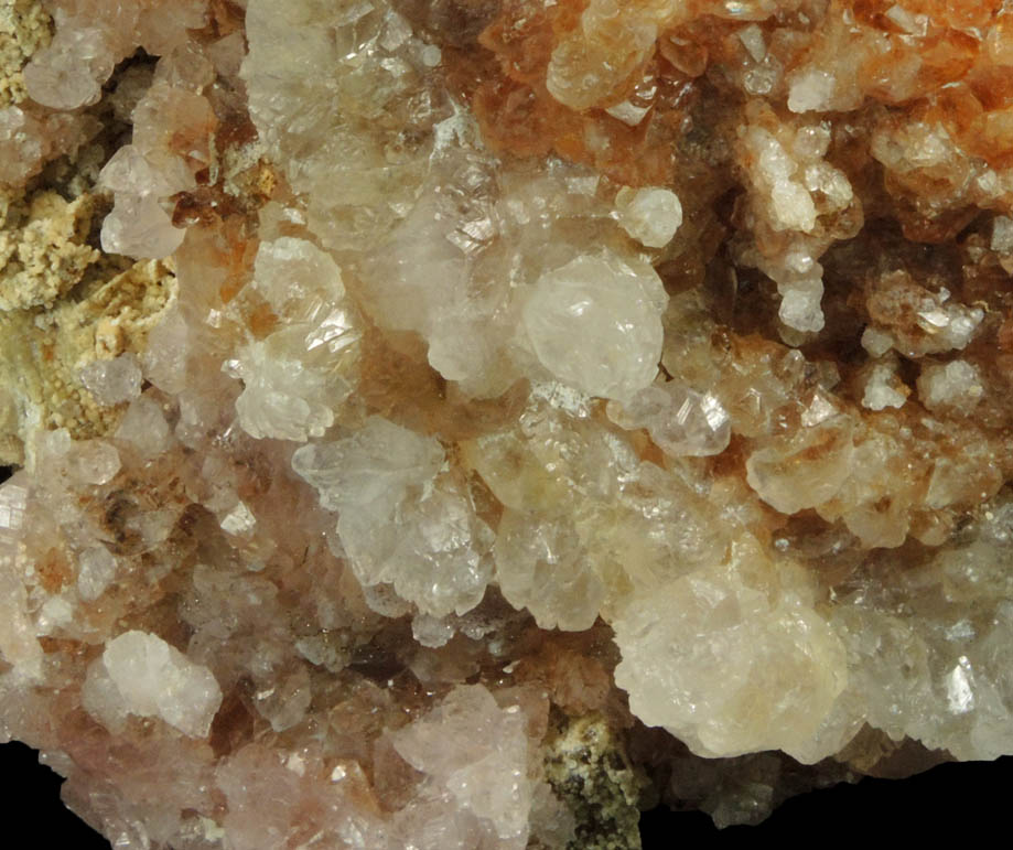 Quartz var. Rose Quartz Crystals from Rose Quartz Locality, Plumbago Mountain, Newry, Oxford County, Maine