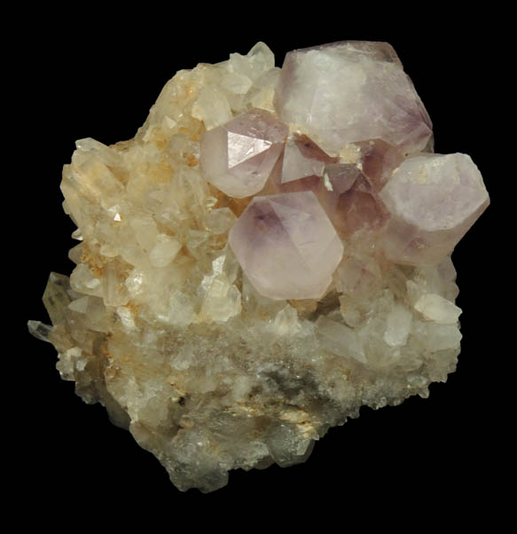 Quartz var. Amethyst Quartz from Red Carpet Mine, east flank of Adams Mountain, Stoneham, Oxford County, Maine