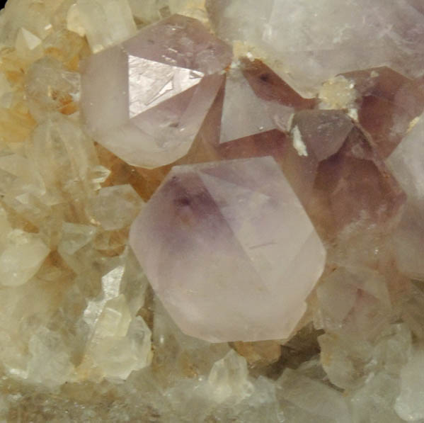 Quartz var. Amethyst Quartz from Red Carpet Mine, east flank of Adams Mountain, Stoneham, Oxford County, Maine