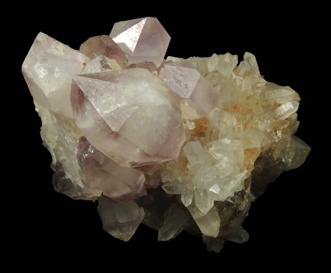 Quartz var. Amethyst Quartz from Red Carpet Mine, east flank of Adams Mountain, Stoneham, Oxford County, Maine