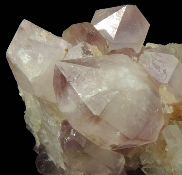 Quartz var. Amethyst Quartz from Red Carpet Mine, east flank of Adams Mountain, Stoneham, Oxford County, Maine