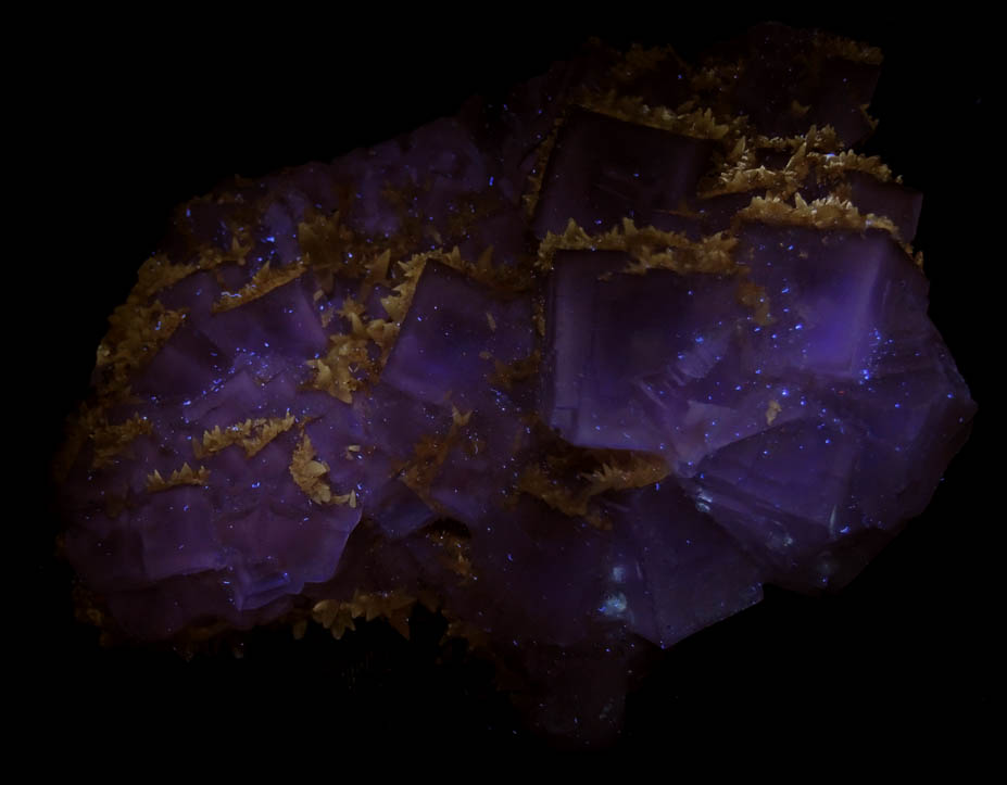 Fluorite with Calcite from Kharan District, Baluchistan, Pakistan