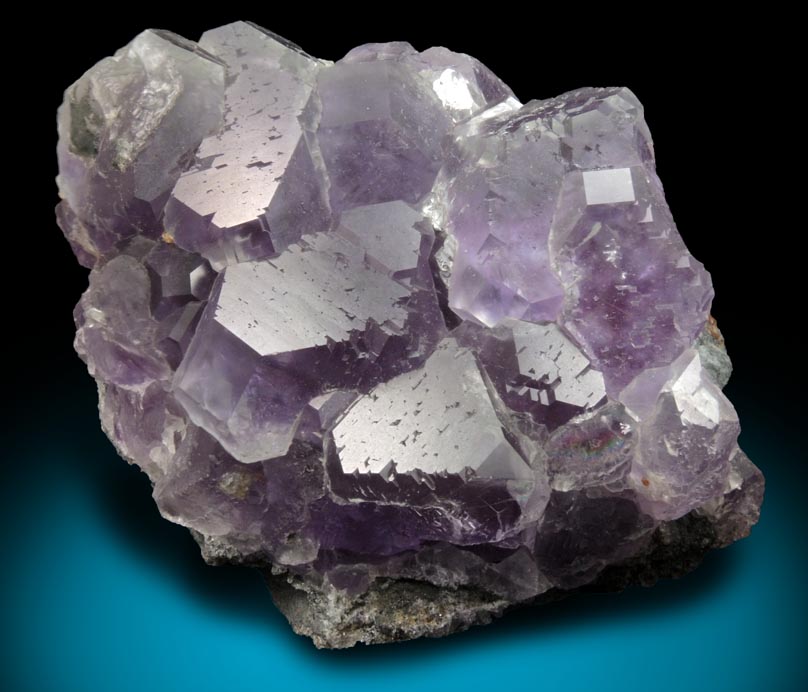 Fluorite (internally color zoned) from Xia Yang, Yongchun, Quanzhou, Fujian, China