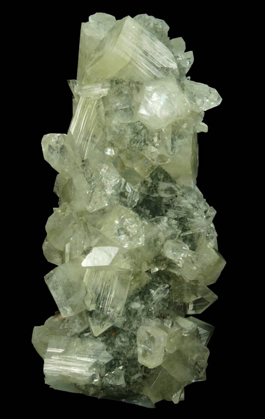 Apophyllite and Stilbite on stalactitic Quartz from Jalgaon, Maharashtra, India