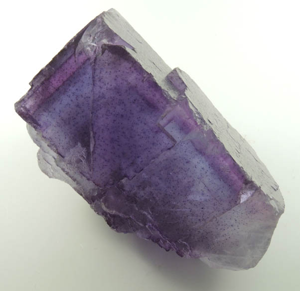 Fluorite (color zoned) from Denton Mine, Harris Creek District, Hardin County, Illinois