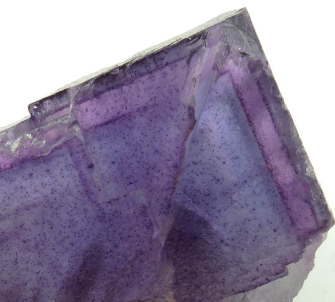 Fluorite (color zoned) from Denton Mine, Harris Creek District, Hardin County, Illinois