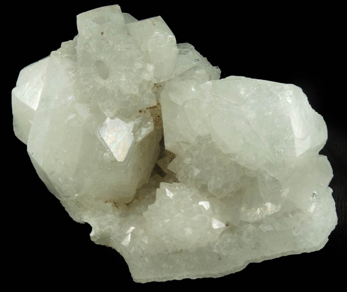 Apophyllite on Quartz from Jalgaon, Maharashtra, India