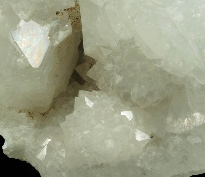 Apophyllite on Quartz from Jalgaon, Maharashtra, India