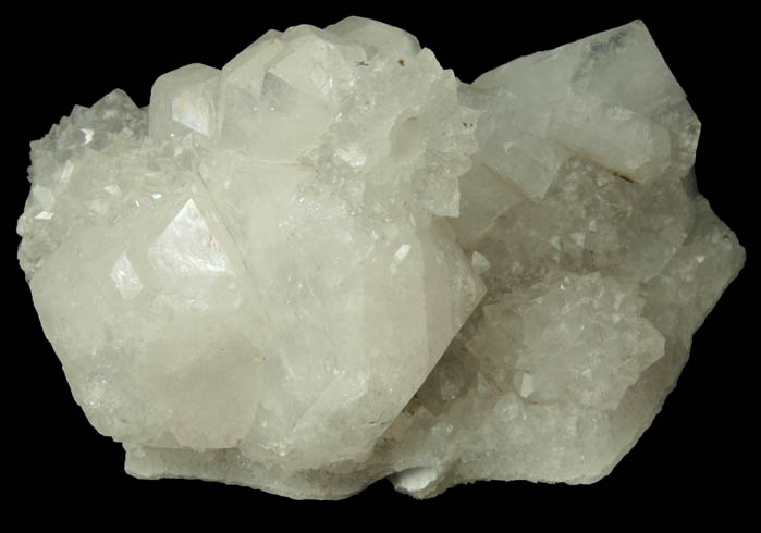 Apophyllite on Quartz from Jalgaon, Maharashtra, India