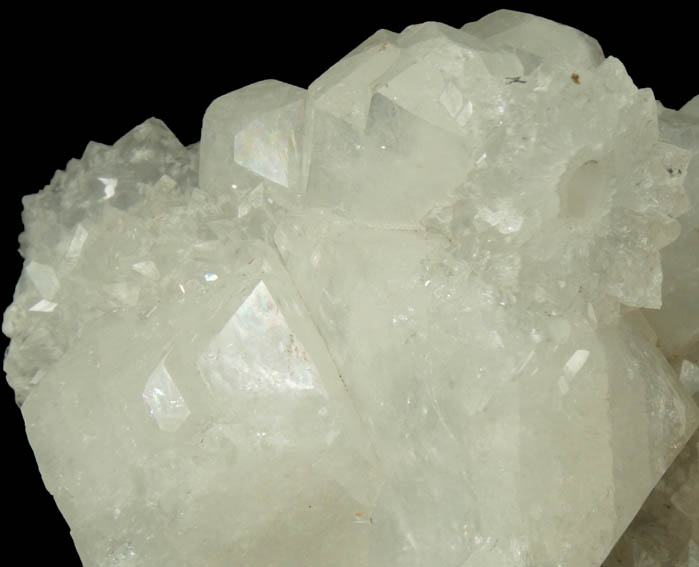 Apophyllite on Quartz from Jalgaon, Maharashtra, India