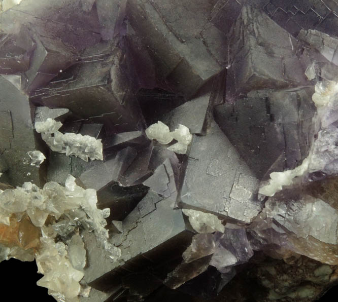 Fluorite with Calcite from Kharan District, Baluchistan, Pakistan