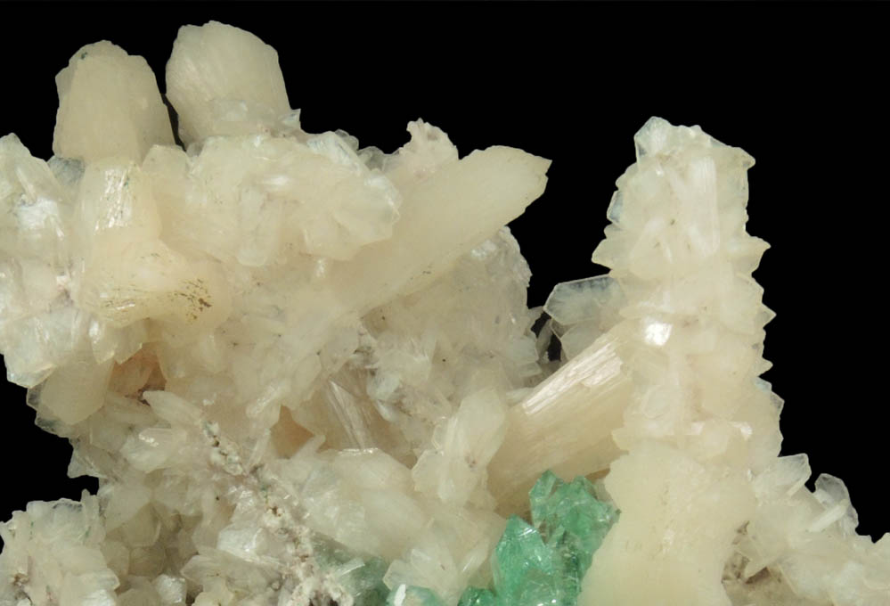 Apophyllite with Stilbite from Pashan Hill Quarry, Pune District, Maharashtra, India