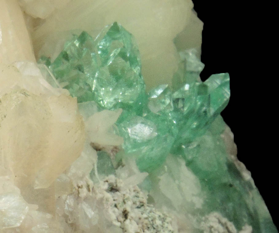 Apophyllite with Stilbite from Pashan Hill Quarry, Pune District, Maharashtra, India