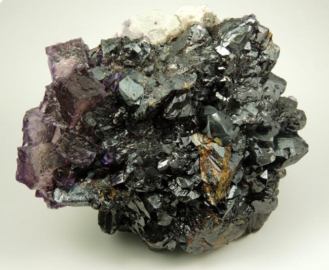 Sphalerite with Fluorite from Elmwood Mine, Carthage. Smith County, Tennessee
