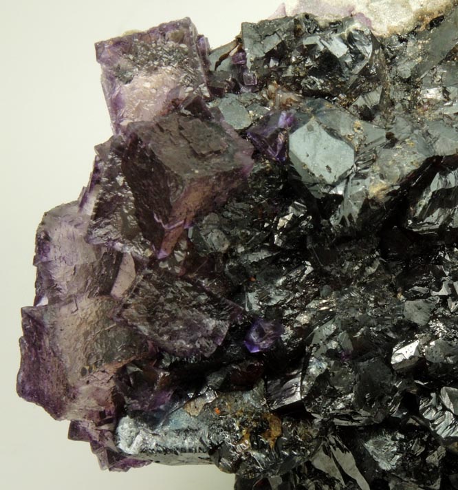 Sphalerite with Fluorite from Elmwood Mine, Carthage. Smith County, Tennessee