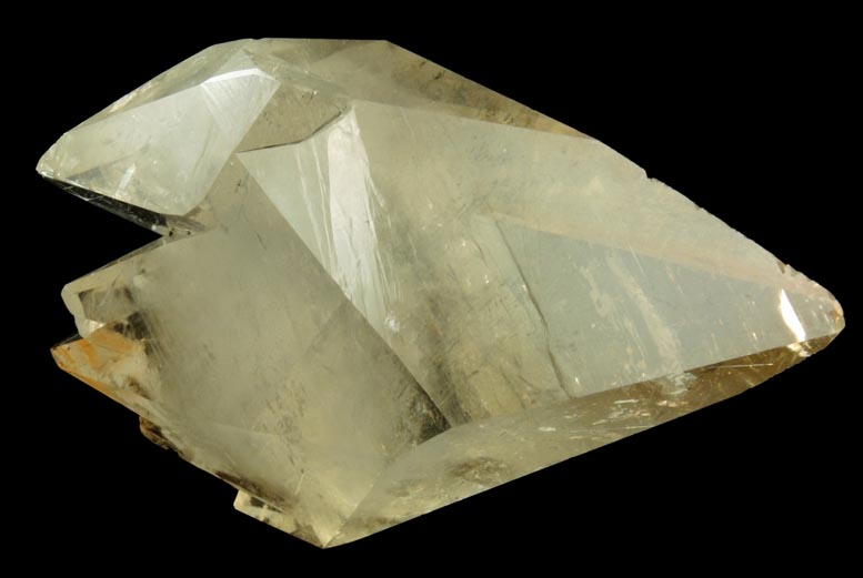 Calcite (twinned crystals) from Jewel Pocket, Elmwood Mine, Carthage. Smith County, Tennessee