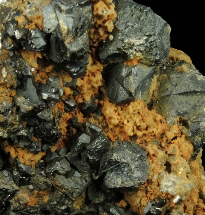 Sphalerite and Franklinite from Buckwheat Mine, Franklin, Sussex County, New Jersey (Type Locality for Franklinite)