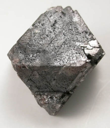 Diamond (3.59 carat translucent black octahedral crystal with etched faces) from Zimbabwe