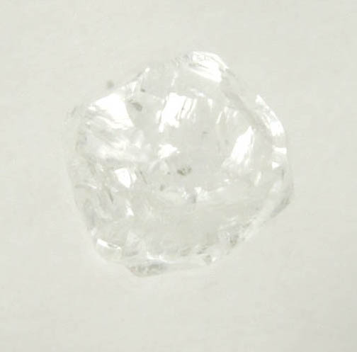 Diamond (0.36 carat colorless complex crystal) from Premier Mine, Gauteng Province, South Africa