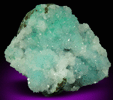 Quartz over Chrysocolla from Ray Mine, Mineral Creek District, Pinal County, Arizona