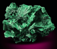 Malachite (fibrous) from Kolwezi Mining District, 240 km WNW of Lubumbashi, Katanga Copperbelt, Lualaba Province, Democratic Republic of the Congo