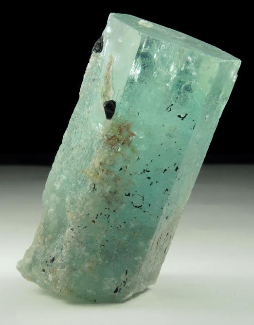 Beryl var. Aquamarine with Schorl Tourmaline from Erongo Mountains, 20 km north of Usakos, Damaraland, Namibia