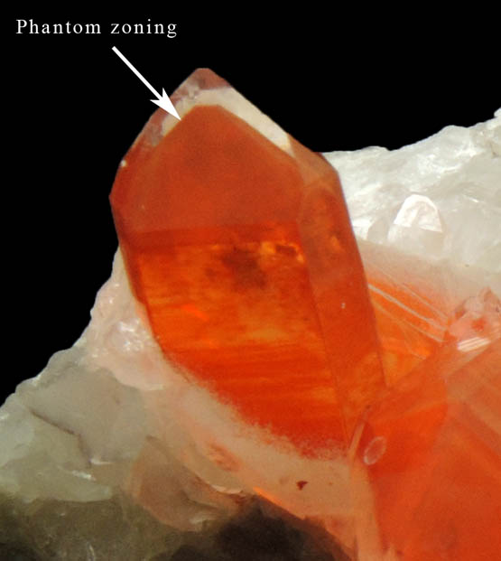 Quartz with Hematite inclusions from Orange River, Northern Cape Province, South Africa