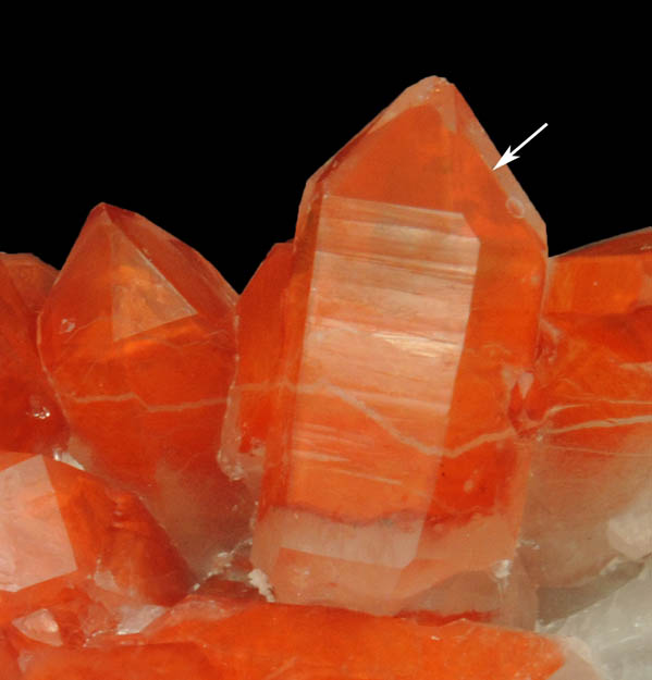 Quartz with Hematite inclusions from Orange River, Northern Cape Province, South Africa