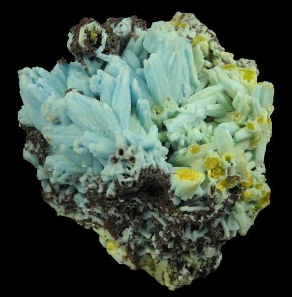 Plumbogummite pseudomorphs after Pyromorphite from Laohu Hill, Guilin, Guangxi, China