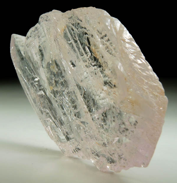 Spodumene var. Kunzite from Lavra do Urucum, Conselheiro Pena, 4 km east of  Galilia, Minas Gerais, Brazil