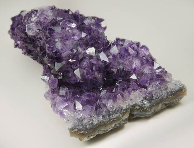 Quartz var. Amethyst Quartz from Catalan Agate-Amethyst District, Southern Paran Basalt Basin, Artigas, Uruguay