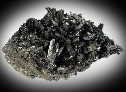 Pyrolusite var. Polianite from Vekol Mine, Casa Grande, Arizona